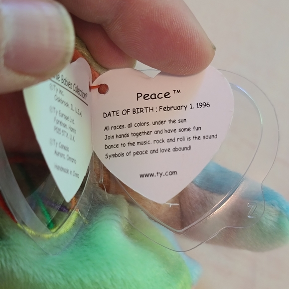 Rare one of a kind PEACE the BEAR! - Picture 7 of 8